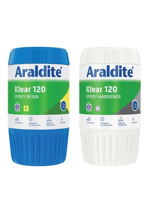 Araldite Klear 120 Epoxy Resin and Hardener (1.8 KG)